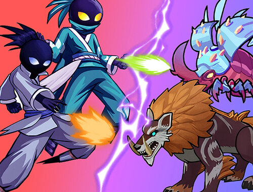 Joc Supervivència de ninja Stick en línia