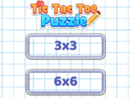 Joc Trencaclosques de Tic Tac Toe  en línia