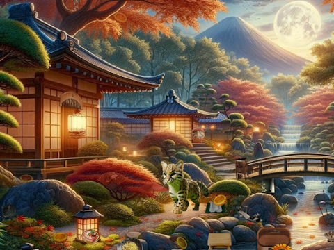 Joc Secrets ocults del jardí japonès  en línia