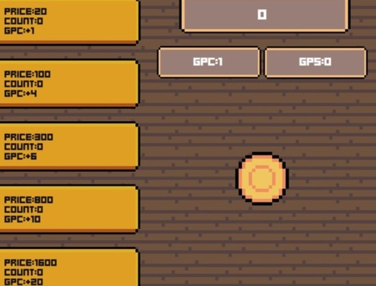 Joc Clicker d'or  en línia