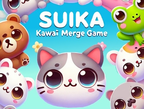Joc Joc Suika Kawaii Merge  en línia