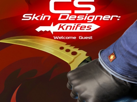 Joc CS Skin Designer: ganivets  en línia