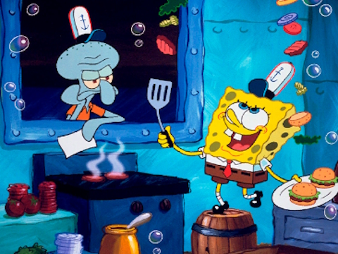 Joc Bob Esponja Troba les Diferències  en línia