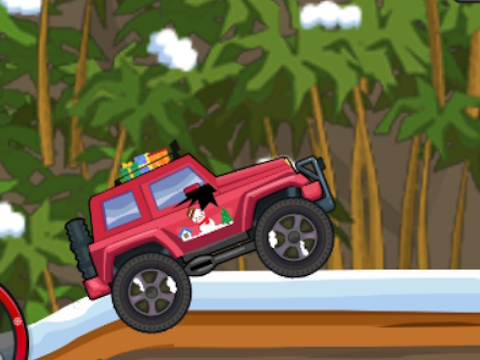 Joc Racing Hill Climb: transformació del camió de Nadal en línia