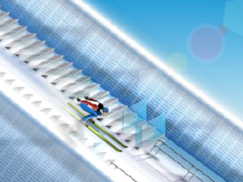 Joc Holmenkollen: salt d'esquí 2 en línia