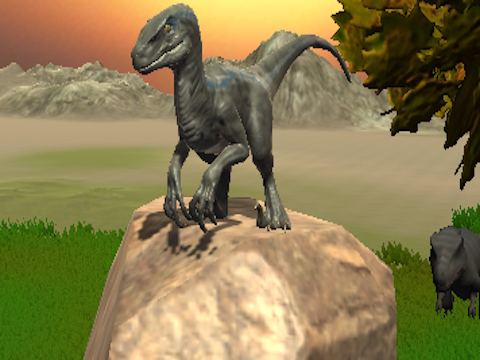 Joc Atac de la ciutat de Dino Simulator en línia
