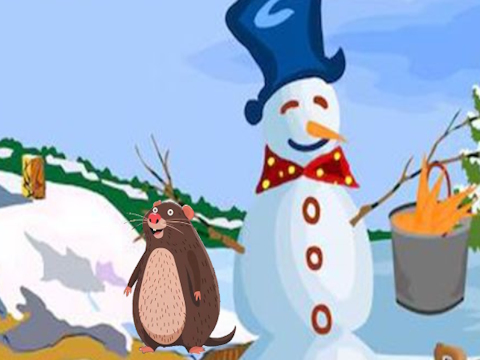 Joc Una parella escapa de la terra nevada  en línia