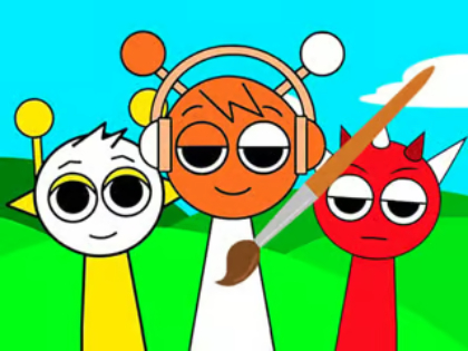 Joc Llibre per pintar: Sprunki Friends  en línia