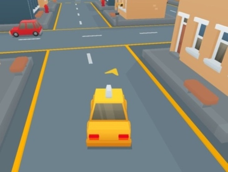 Joc Taxi de carril ràpid  en línia