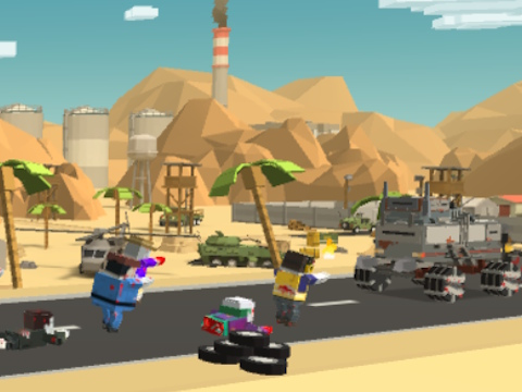 Joc Zombie Derby Pixel Survival en línia