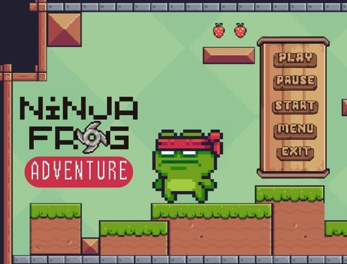 Joc Aventura de la granota ninja  en línia