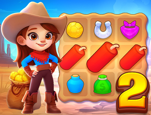 Joc Wild West Match 2: La febre de l'or  en línia