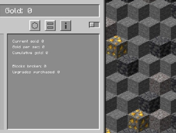 Joc Minecraft Gold Clicker en línia