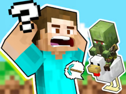 Joc Quiz per a nens: endevina la veu de Minecraft  en línia