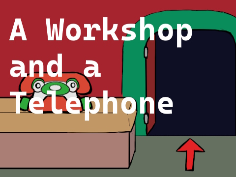 Joc Un taller i un telèfon  en línia