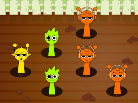 Joc Sprunki Whack a Mole en línia