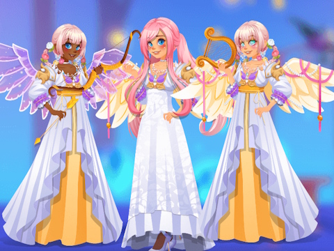 Joc Eteri Angelic femení  en línia