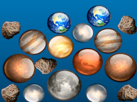 Joc Fusiona l'espai dels planetes!  en línia