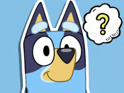 Joc Quiz per a nens: Bluey Plot Trivia  en línia