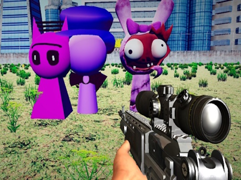 Joc Joc Sprunki Sniper Squid  en línia
