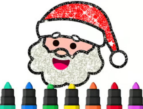 Joc Llibre per pintar: regal de Pare Noel  en línia