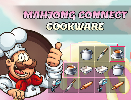 Joc Mahjong Connect Cookware en línia