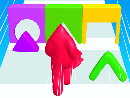 Joc Transformar les curses de blob de forma  en línia