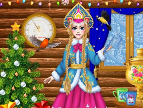 Joc Snegurochka Princesa de gel russa  en línia