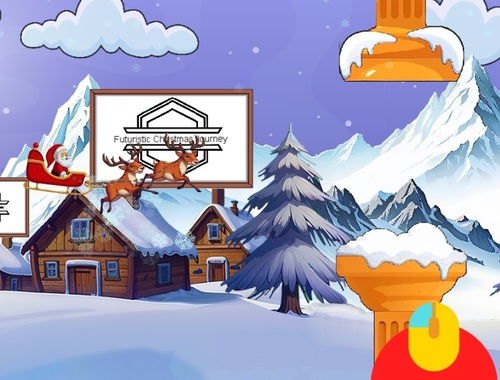 Joc Viatge de Nadal futurista  en línia
