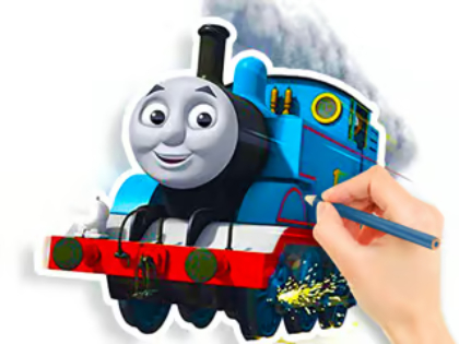 Joc Llibre per pintar: Thomas  en línia