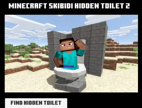 Joc Minicraft skibidi vàter amagat 2  en línia