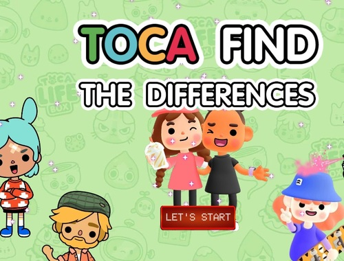 Joc TOCA troba les diferències  en línia