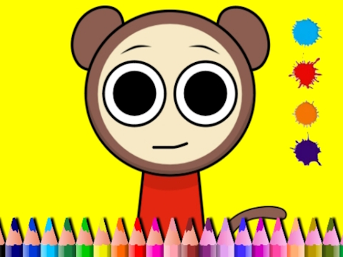 Joc Llibre de pintar Sprunki Valentine  en línia