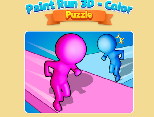 Joc Pintura Run 3d - Puzzell de colors  en línia