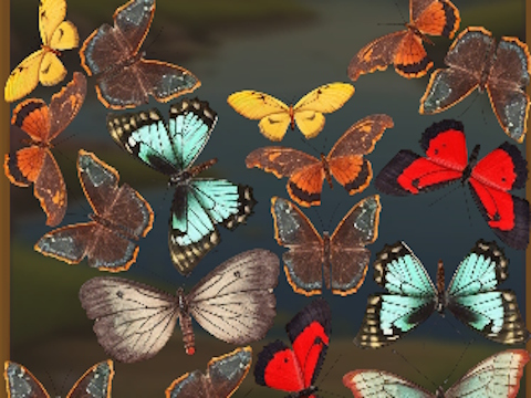Joc MergeButerFly: 2048! en línia