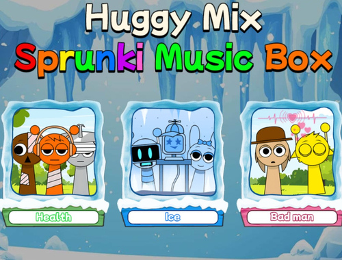 Joc Huggy Mix Sprunki Music Box en línia