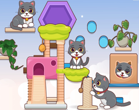 Joc Decor My: Kitty Wall en línia