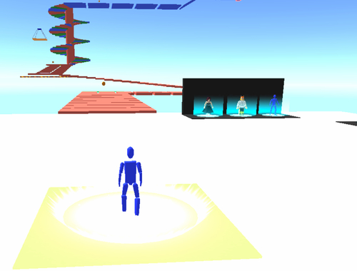 Joc Fàcil Obby Parkour  en línia