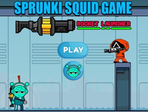 Joc Sprunki Squid Game Rocket Launcher en línia