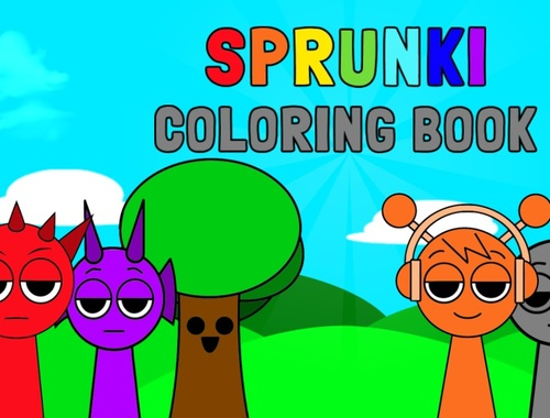 Joc Llibre de pintar Sprunki  en línia