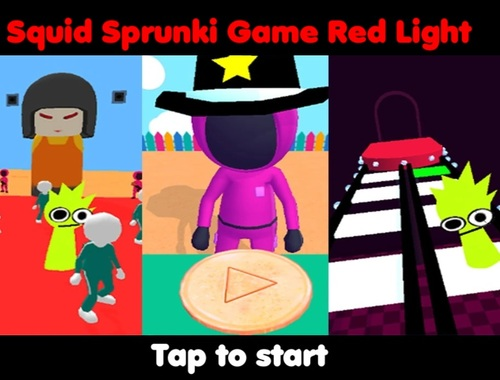 Joc Squid Sprunki Game Red Light en línia