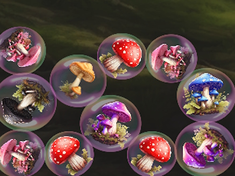 Joc Mergemushrooms: 2048! en línia