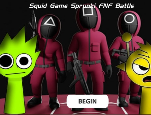 Joc Calamar joc SPRUNKI FNF Battle  en línia