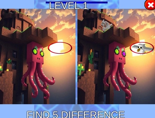 Joc Anomalia de calamars Minecraft  en línia