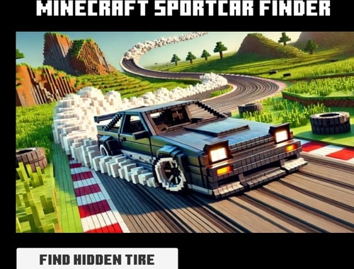 Joc Cercador de Minecraft Sportcar  en línia