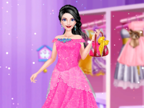 Joc Vestir i maquillatge de princesa elegant  en línia