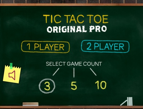 Joc Tic Tac Toe Original Pro en línia