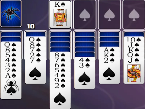 Joc Spades Spider Solitaire en línia