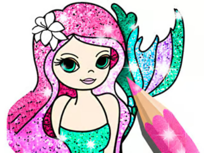 Joc Llibre per pintar: Little Sirena  en línia
