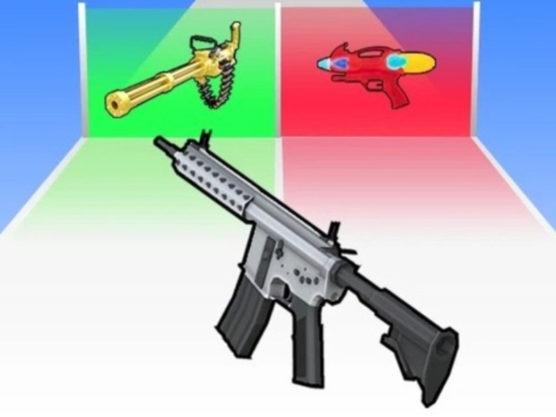 Joc Obteniu una pistola fresca!  en línia